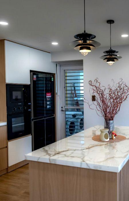 Updated pot lights with uniform beam spread in finished space.